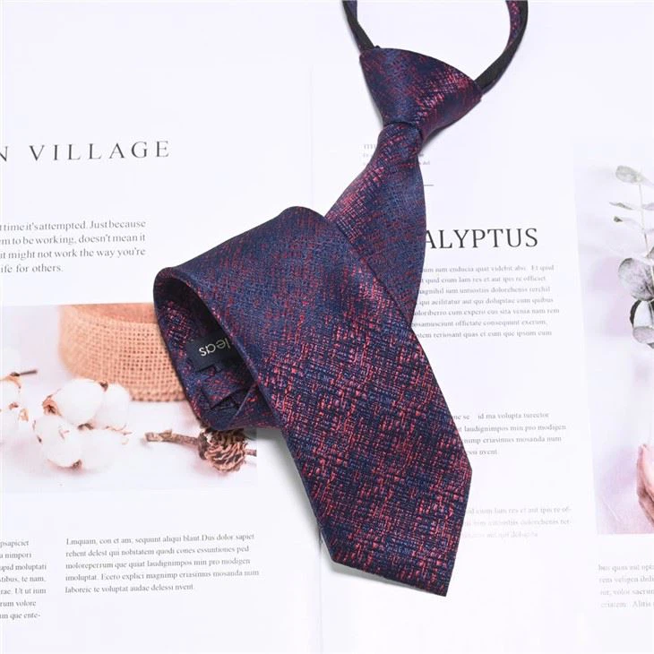 Corbata de polièster cremallera